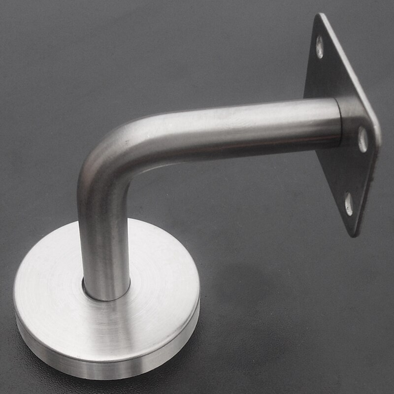3PCS Replacement Handrail Bannister Stair Rail Supports Brackets for Hotel Gym Villa Restaurant Office Building