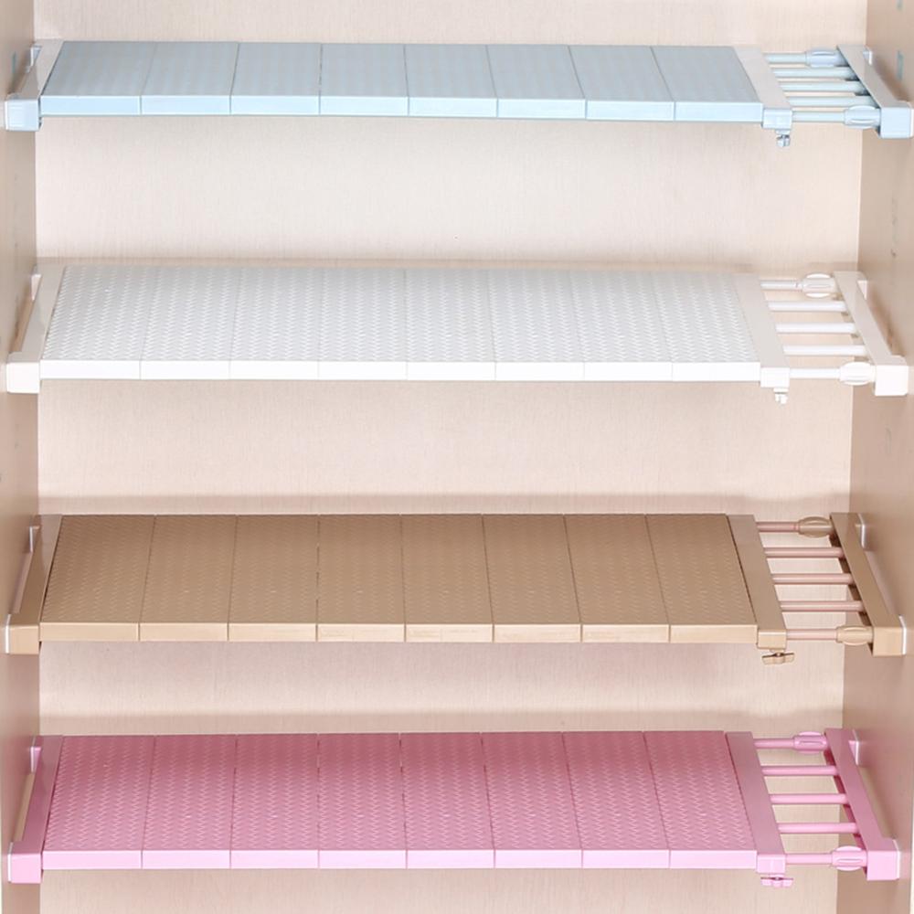 Adjustable Closet Organizer Storage Shelf Wall Mounted Kitchen Rack Space Saving Wardrobe Decorative Shelves Cabinet Holders