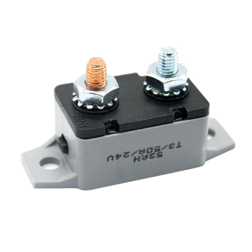 12V-24V Auto Car RV Maine Circuit Breaker Manual Reset Fuse Holder