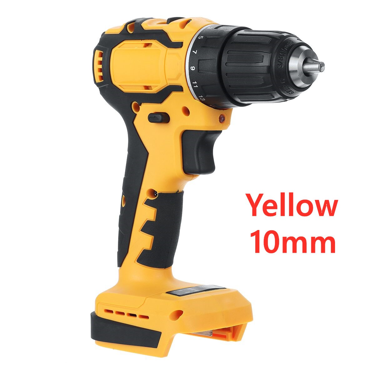 10mm Chuck Brushless Impact Drill 350N.m Cordless Electric Drill For Makita 18V Battery LED Light Household Power Drills: Default Title