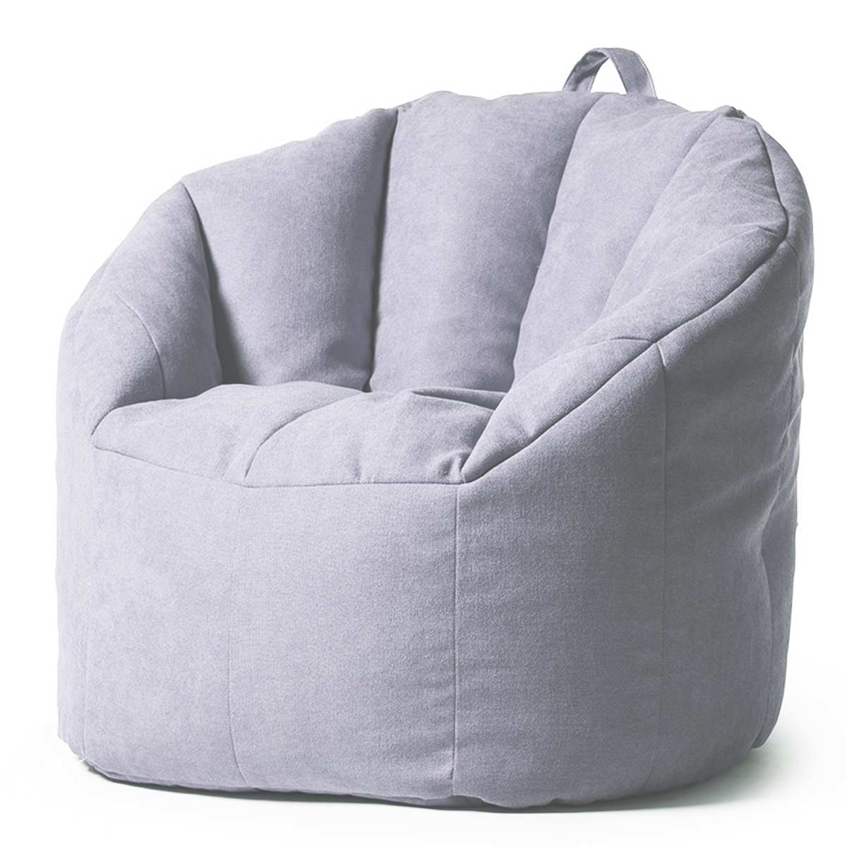 Slik farve sækkestol sofadæksel uden fyldstof liggestol sofa stol osmannisk sæde stue møbler sækkestol puff puff sofa: Grå