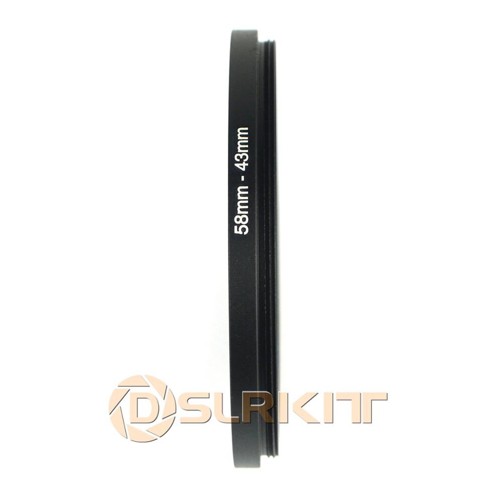 58mm-43mm 58-43 Step Down Filter Ring Stepping Adapter
