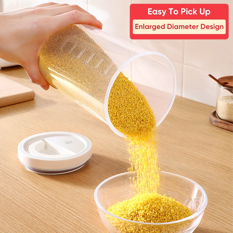 Joybos Potten Voor Bulk Granen Plastic Opslag Container Voedsel Keuken Opbergdoos En Organisatie Bulk Container Koelkast Opslag
