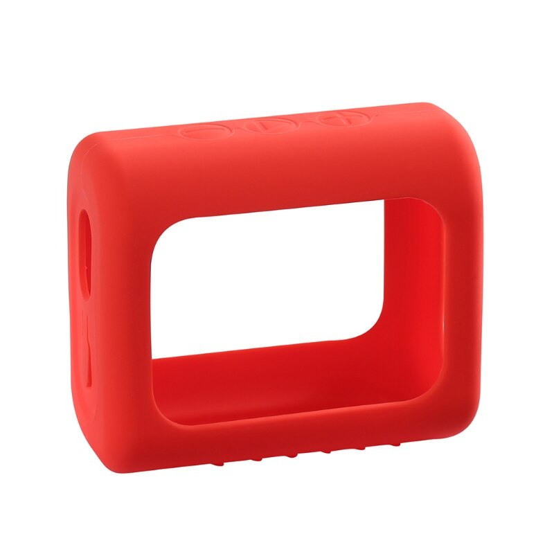 Funda de silicona a prueba de polvo para altavoz, carcasa protectora anticaída para JBL GO 3 GO3 Bluetooth, compatible con altavoz S17 21: Red