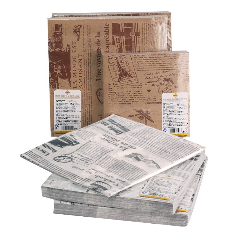 100 Pcs Multi Größe Wachs Papier Backen Werkzeuge Food Grade Fett Papier Brot Sandwich Burger Frites Wrapper Cookie Ölpapier