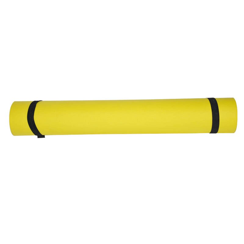 Yoga Mat Met Antislip , Extra Grip Eenvoudige Effen Kleur Fitness Oefening Mat: YELLOW