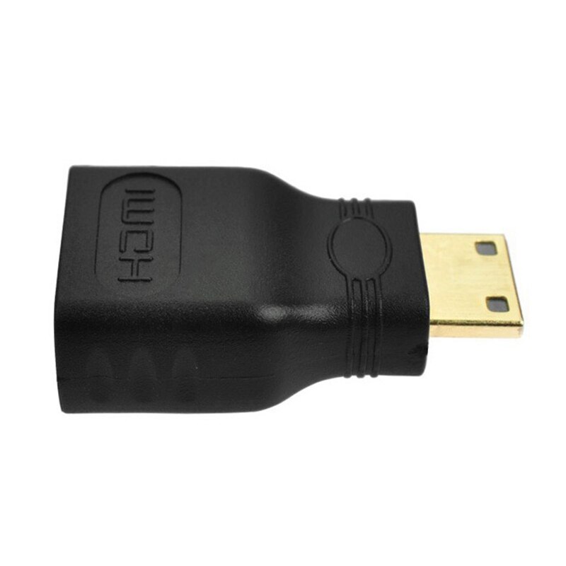 Mini adaptateur HDMI 5 pièces plaqué or 1080P HDM Mini mâle HDMI vers HDMI adaptateur d'extension femelle convertisseur de Support projecteur