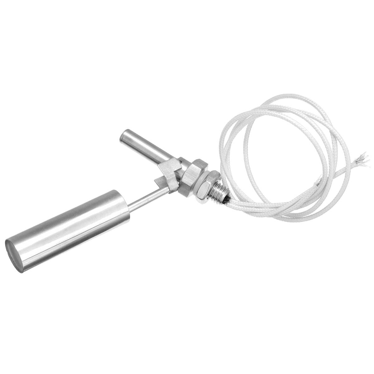 1pc 0-220v rustfrit stål vand svømmerafbryder niveau switch niveau sensor  m10 tråd flydende vand niveau kontrol sensor