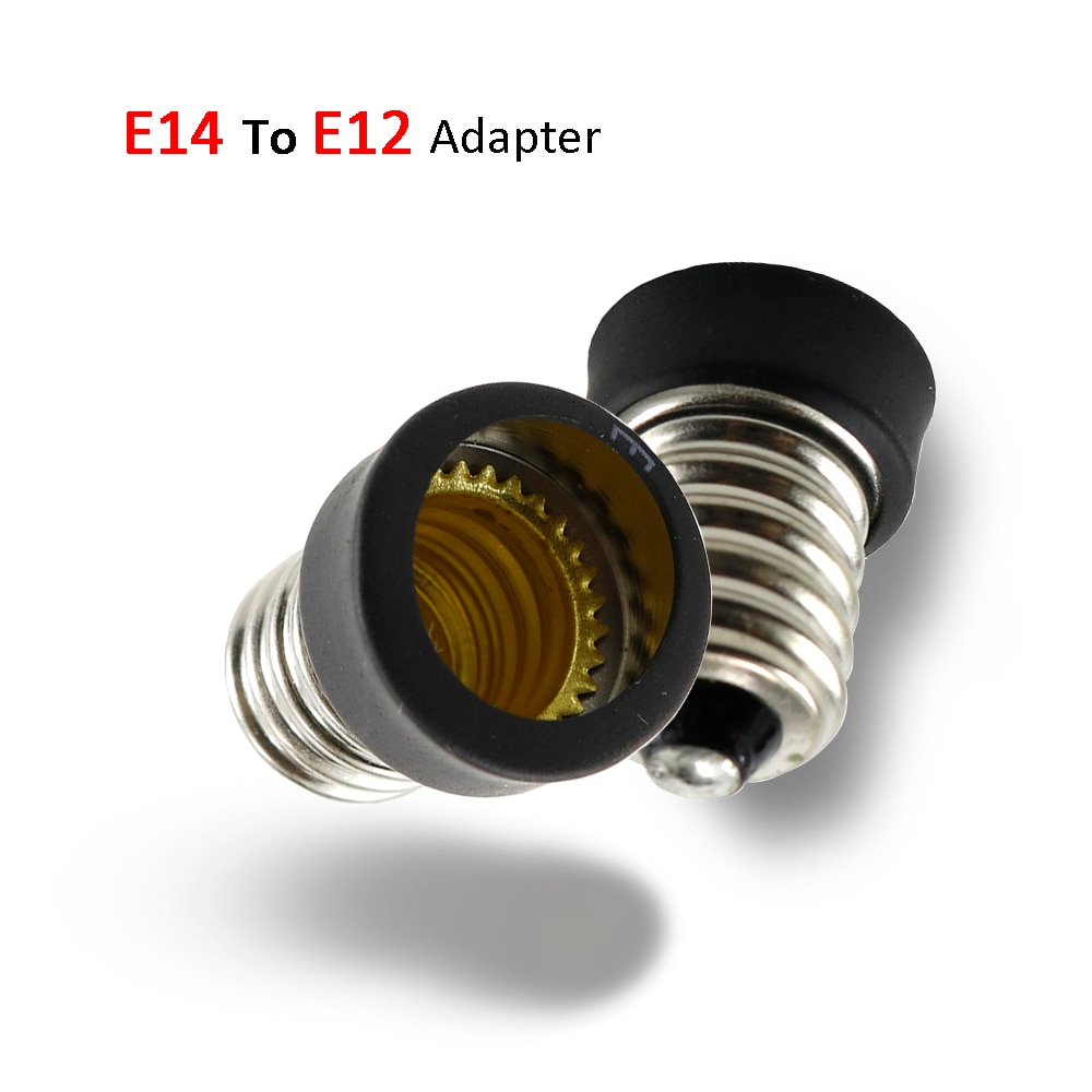 E14 Naar E12 Licht Houder Converter Socket Adapter Lamphouders Voor LED Corn Lamp Spot Lamp 1 stks JQ