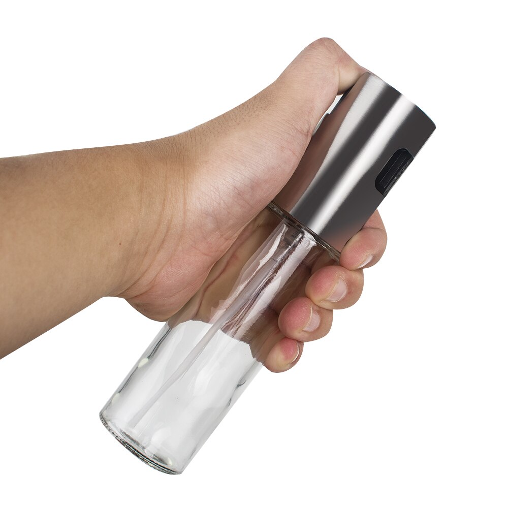 Glass Oil Sprayer Stainless steel olive oil atomizer bottle Small Kitchen Tools