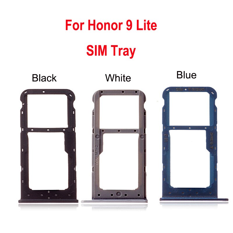 Witrigs SIM Card Tray Holder Slot Socket For Honor 9 Lite 9i 9X 9lite