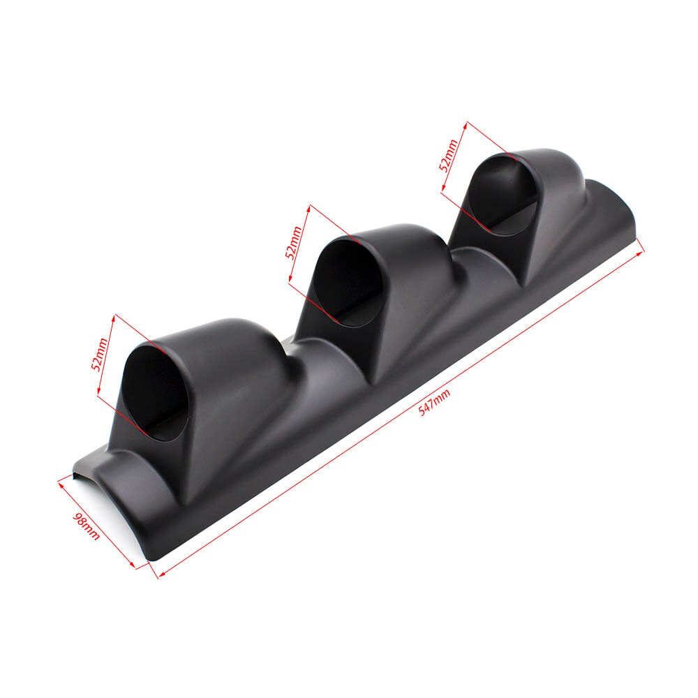 Autometer 03-06 Evo Triple 52mm Pillar Pod main image 0