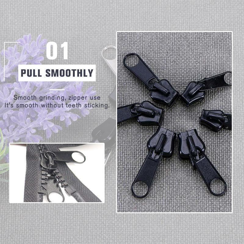 Universal 6/18 PCS Instant Fix Zipper Repair Kit Replacement Zip Slider Teeth Rescue Zippers For Sewing Clothes