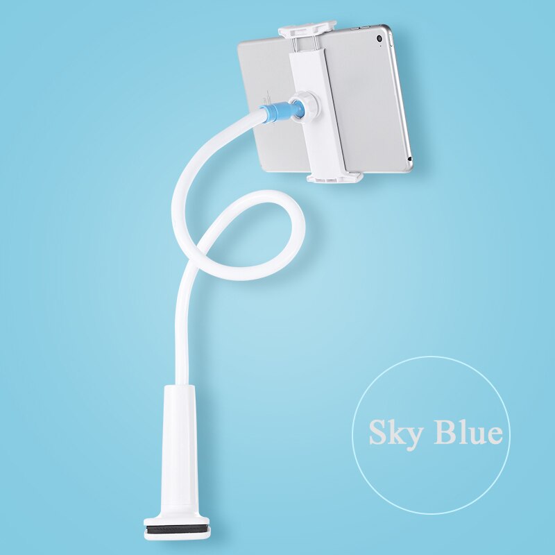 Kisscase Telefoon Lui Holder Vrouwen Mannen Lui Beugel 360 Flexibele Clip Mobiele Mobiele Telefoon Houder Desktop Slaapkamer Sofa Mount Stand: Blue