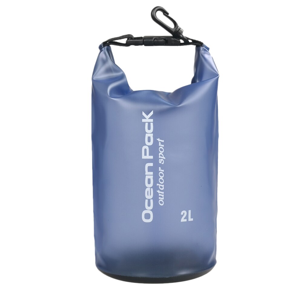 2L/5L Rafting Swimming Waterproof Dry Bag Sack Foldable Storage Pack for Kayaking Canoeing Trekking: Blue 2L