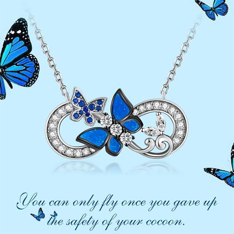 Collar de corazón para mujer, colgante de alas de Ángel, joyería exquisita, de personalidad, un solo producto, de vacaciones para el día conmemorativo