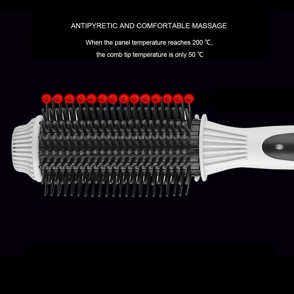 Fast Warm-up Hair Straightener Portable Hair Straight Electric Brush Instant Styling Comb Curling And Straightening