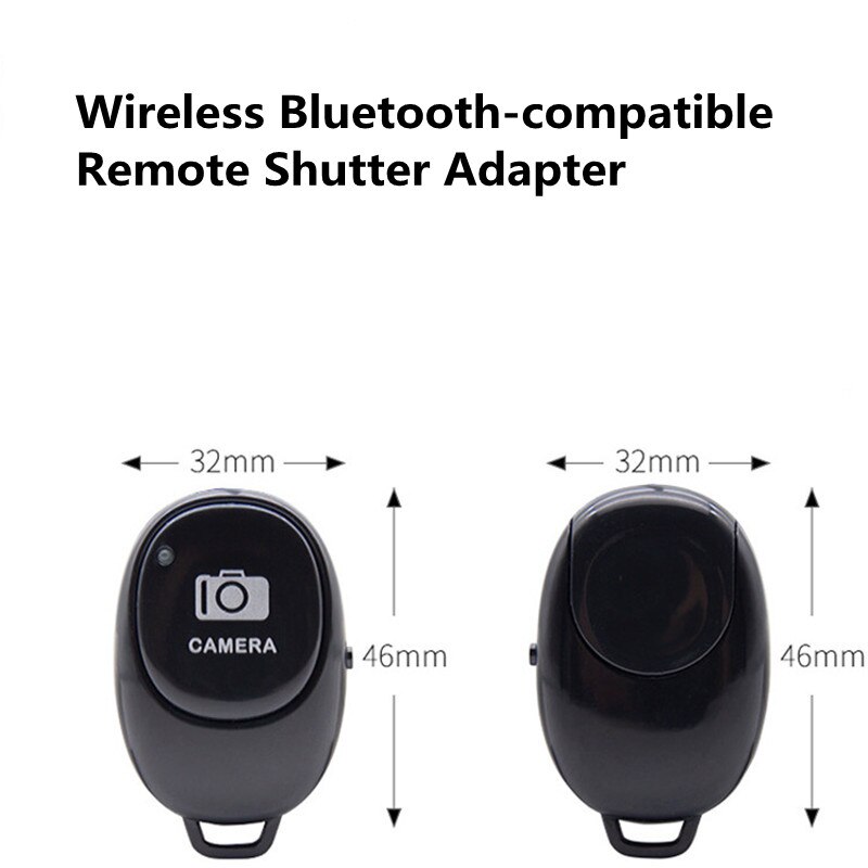 Mini Wirless Bluetooth-Compatibele Afstandsbediening Knop Remote Shutter Adapter Release Remote Selfie Accessoire Voor Ios Android