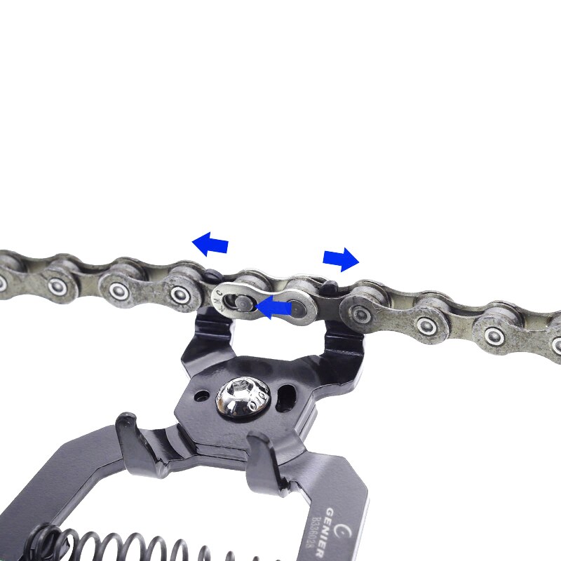 Genier B336028 Bike Chain Magische Knop Klem Remover En Sluit Gereedschap Ketting Reparatie Tools Multipurpos Master Link Tang-Trident