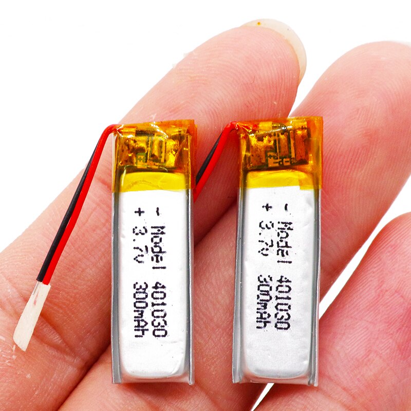 3.7V Lipo 401030 300mAh Lithium Battery For MP3 MP4 GPS Rechargeable Reading Pen Headset DVD tablet Bluetooth camera Lipo cell