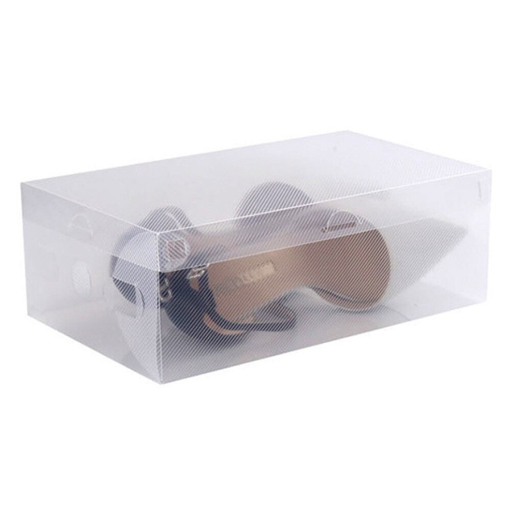 Transparante stofdichte schoenendoos plastic schoenen organizer container conmestic opbergdoos diversen opbergruimte