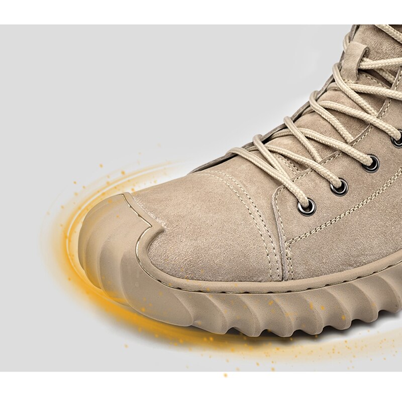 Mannen Schoenen Hoge Top Lederen Laarzen Chelsea Laarzen Mannen Winter Warme Comfortabele Mannen Laarzen Botas Hombre