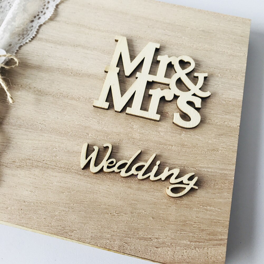 DIY Scrapbook Photo Album Accessories Set for Wedding Signature Decoration