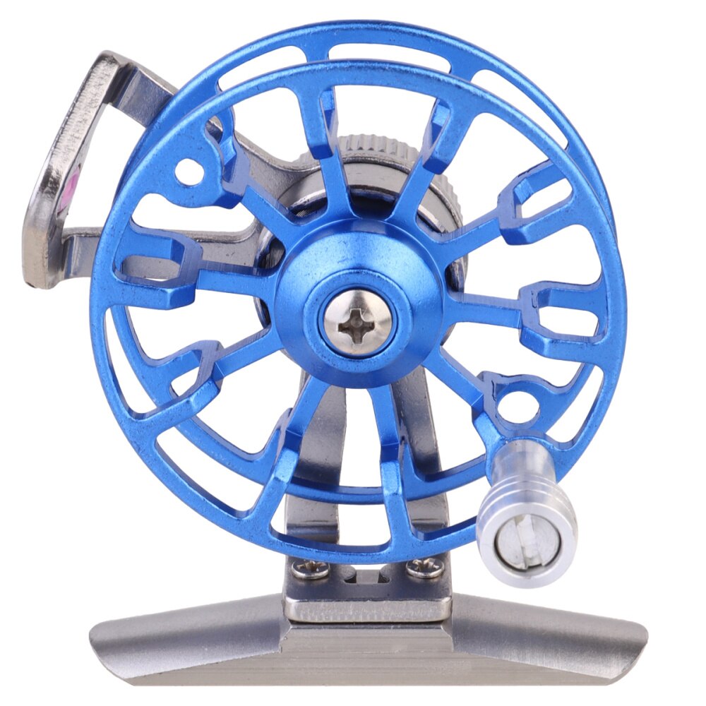 1 Pc Metal Fishing Reel Fly Fishing Reel Fishing Wheel Front Wheel Fishing Raft Wheel Fishing Gear for Fishing (Right Hand Silve: Blue