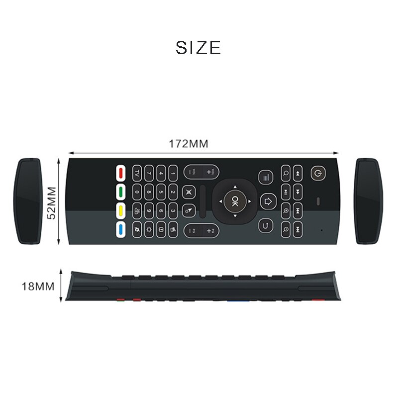Perfect performance 2.4GHz USB Wireless Remote Control Fly Air Mouse Keyboard Low Power Consumption Smart Remote Controls