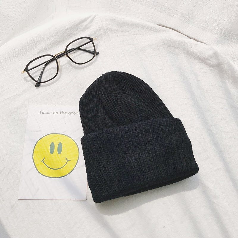 Gorro de punto elástico para hombre y mujer, gorro cálido a la , color verde, para invierno,: Black