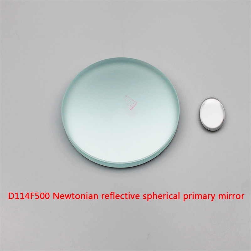 D114F500 D114F900 Newton reflective spherical primary mirror 25mm short axis secondary mirror astronomical telescope DIY