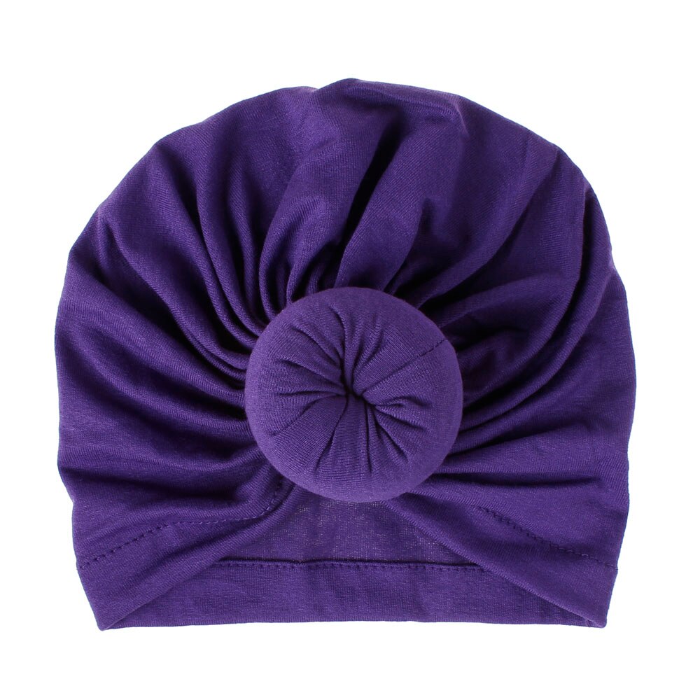 18 kleuren babyhoedjes voor meisjes, strikjes, tulbandhoedjes, babyfotografie-accessoires, katoenen kindermutsjes, babymutsjes en kinderhoedjes.: J