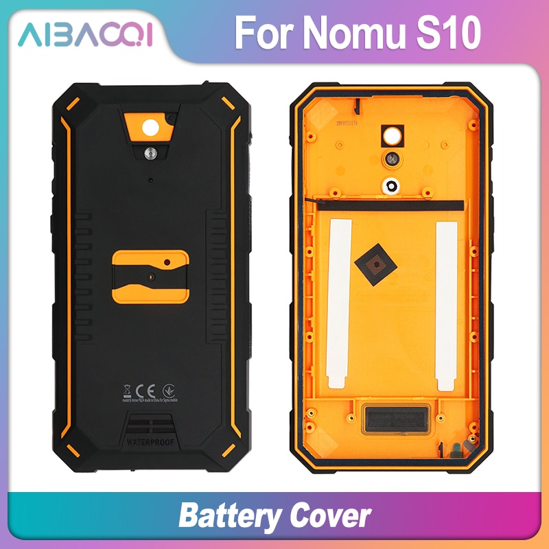 Original Nomu S10 Battery Case Protective Battery Case Back Cover + Black Dust Plug For Nomu S10 Phone