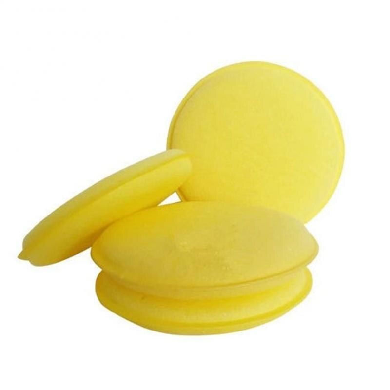 12 unids/set, esponja de pulido para el cuidado del coche, esponja de lavado redondo para el cuerpo del coche, esponja de lavado, almohadillas aplicadoras, esponjas de cera para el coche, Herramientas de limpieza