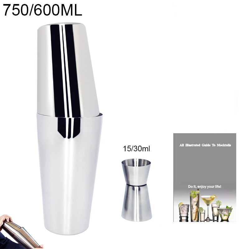 3-12 sztuk Boston Shakers Rose Shaker do koktajli ze stali nierdzewnej mikser wina 550ml 800/600ML zestaw barmański akcesoria barowe Dropshipping: S 750 600ml Shaker3
