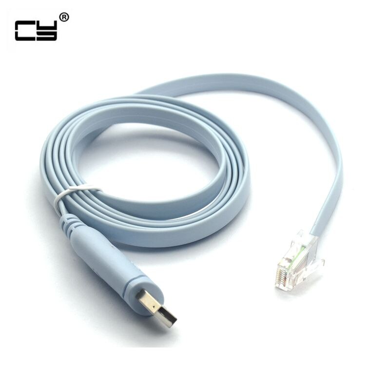 1.5m Pl2303ra USB Rs232 to RJ45 Console Cable for Cisco H3C HP Arba Huawei Fortinet Router Ftdi USB Console Cable Extension Lin