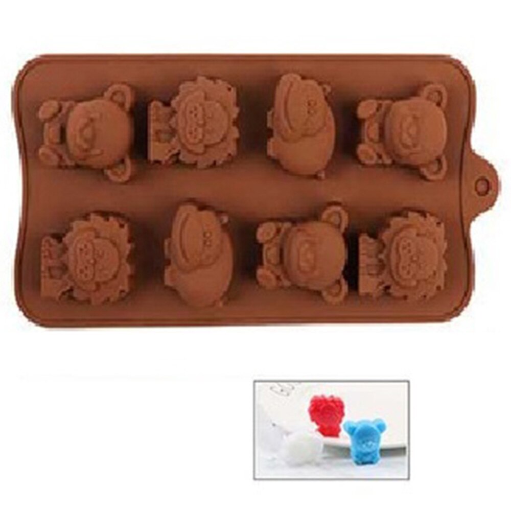 Halloween Chocolade Mould Silicone Fondant Mallen Mooie Chocolade Chocolade Maken Mallen Herbruikbare Non Stick Candy Mallen Tool: Licht Geel