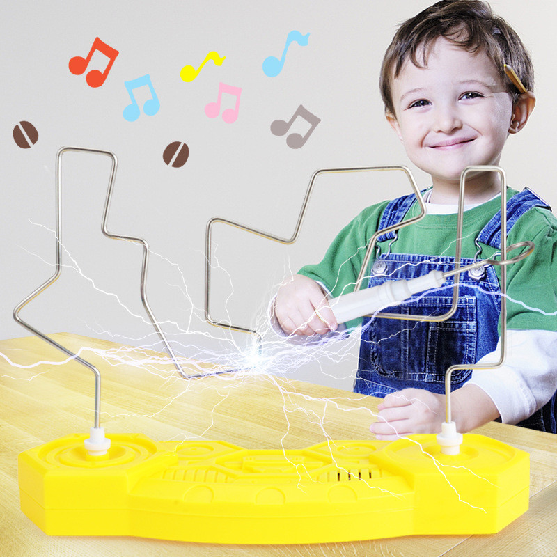 Kinderen botsing muziek elektrische schok speelgoed educatie elektrische aanraking doolhof spel stabiele training party spel machine strategie spel speelgoed