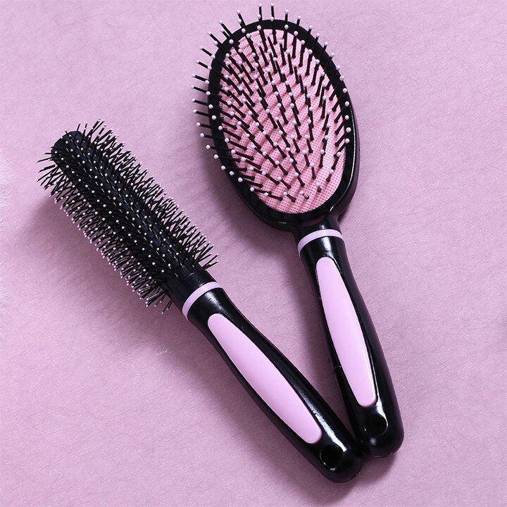 Menselijk Haar Kam Curling Kam Multipurpose Kam Haar Borstel Kam Voor Highlighting Kammen Voor Kappers Professionele Hairdre: Pink