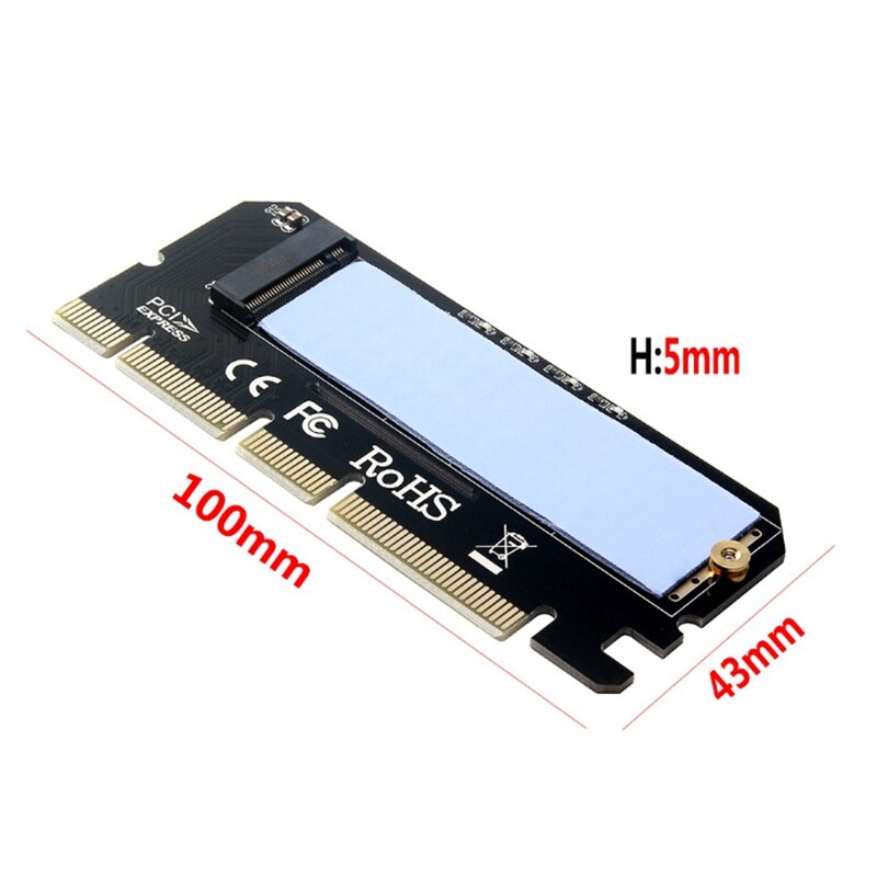 NVME to PCIe Adapter for M.2 M Key SSD to PCI-E 4X/8X/16X Converter Card Adapter