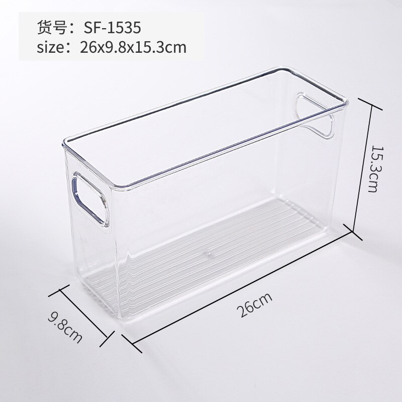Användbar förvaring insamlingslåda korg kök kylskåp frukt arrangör ställ verktygslåda samla container cocina: H