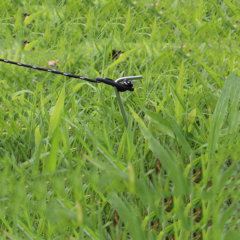 Telt / presenning dele pløk spørgsmålstegn søm stål pind 18 cm 5 sæt