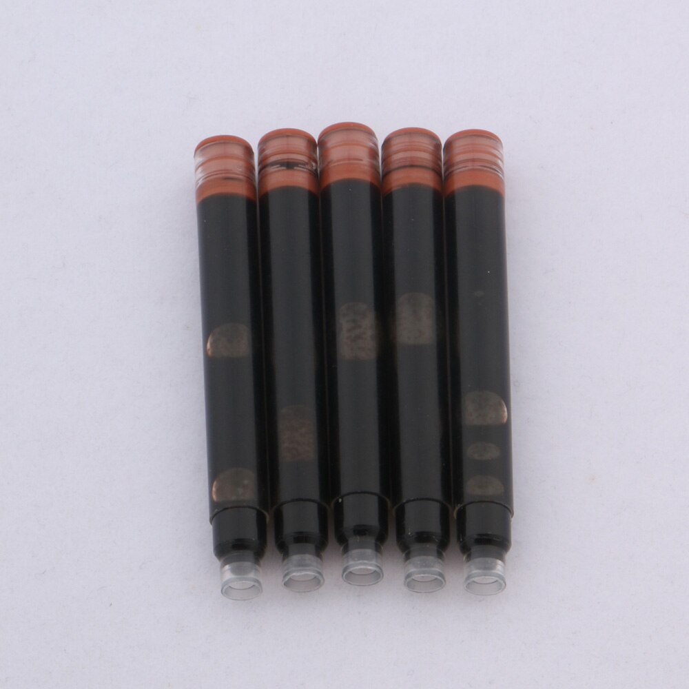 10pc Brown fit for fountain pen INK refills 2.6MM 3.4mm Stationery Office School Supplies