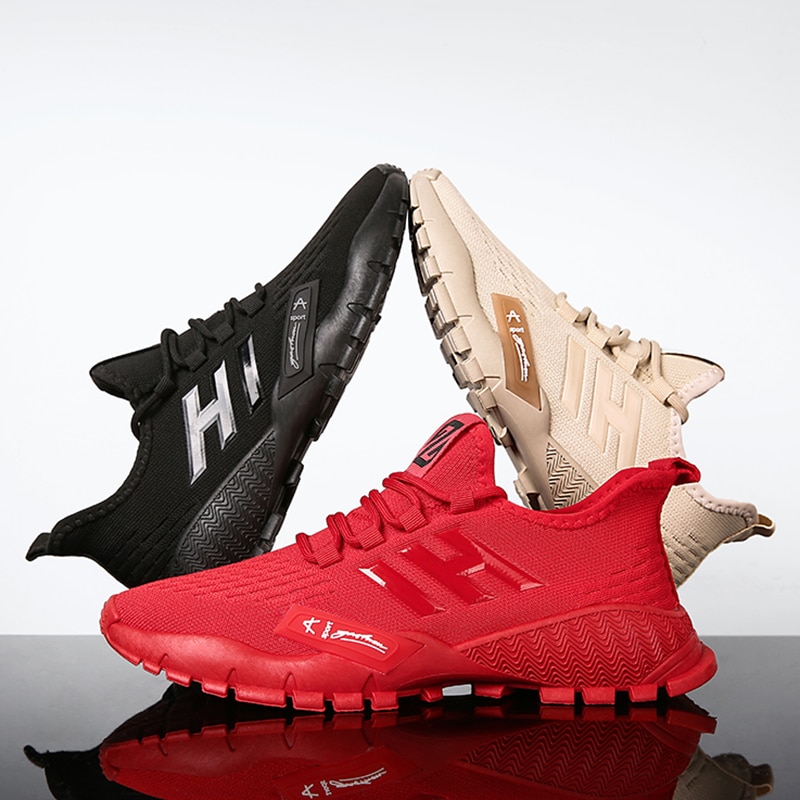 Men's Mesh Breathable Golf Shoes Summer Breathable Golf Sports Shoes Men's Jogging Track and Field Training Shoes Size 39-44