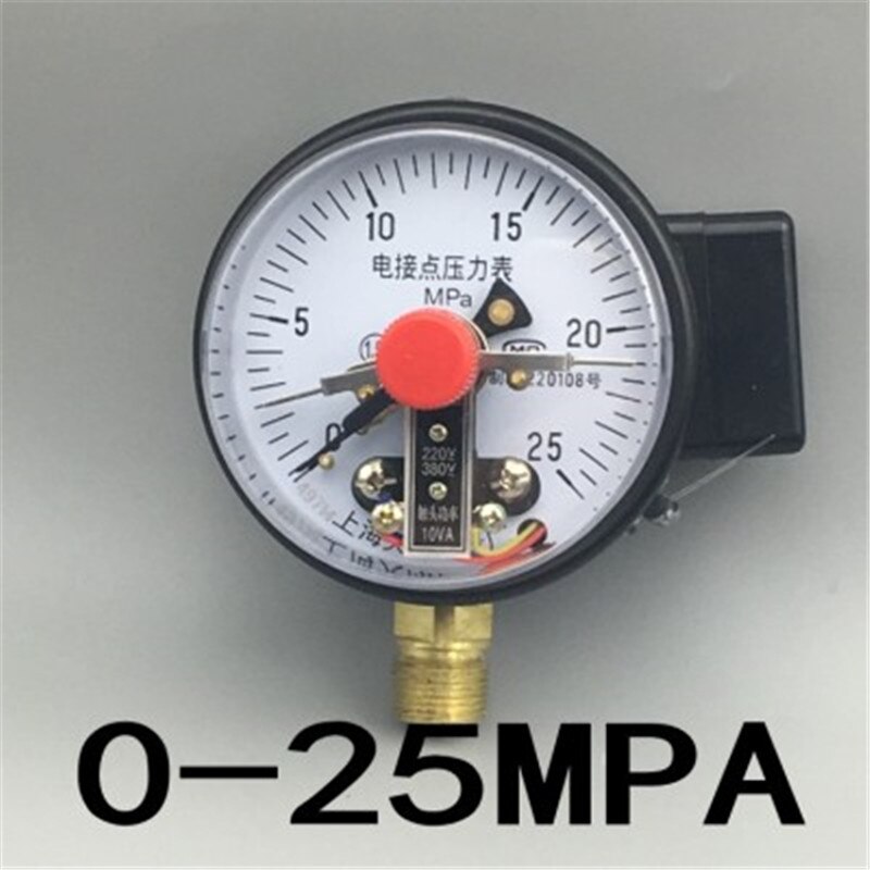 Diameter 100mm Direct Contact Pressure Gauge with Surface Vacuum Gauge Pressure Controller: Blue