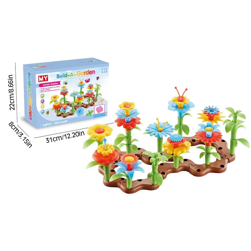 Creatieve Diy 3d Kleine Tuin Speelgoed Voor Kinderen Simulatie Van Kids Interactieve Bloemstuk Educatief Speelgoed Voor Kinderen