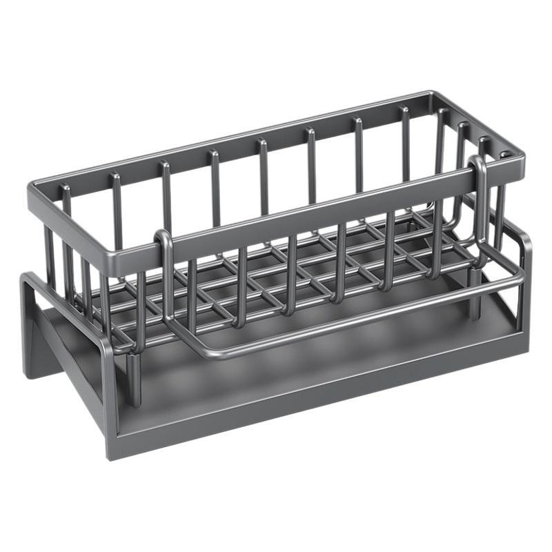 Aanrecht Afvoerrek Organizer ABS Plastic Zelflozende Gootsteen Plank Zeephouder Vaatdoek Handdoekenrek Keukenaccessoires