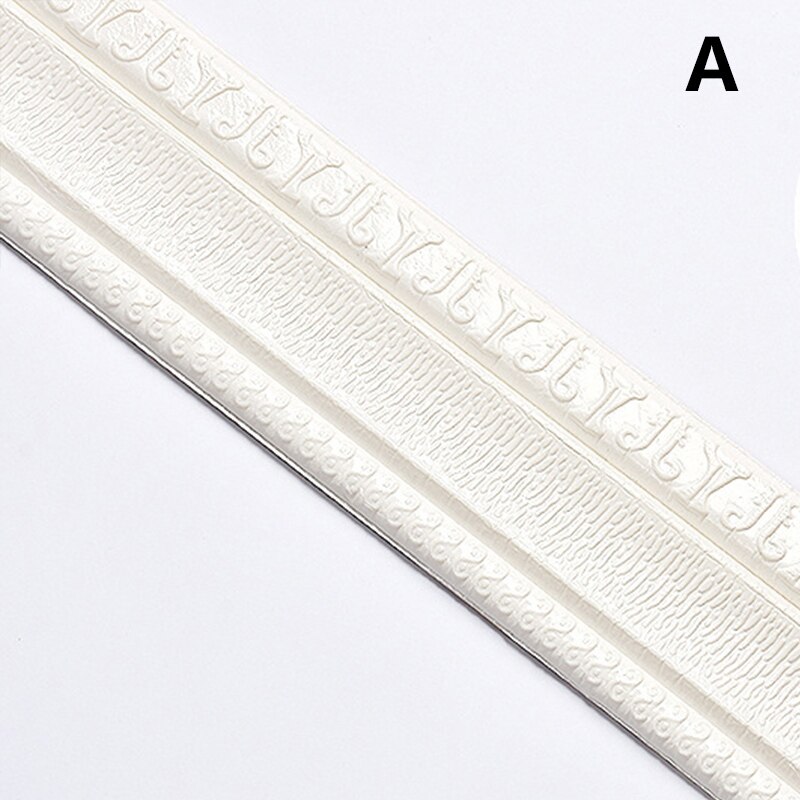 Pegatina de rodapiés 3D para decoración de bordes, pegatinas autoadhesivas, papel tapiz artístico, pegatinas de fondo impermeables: A