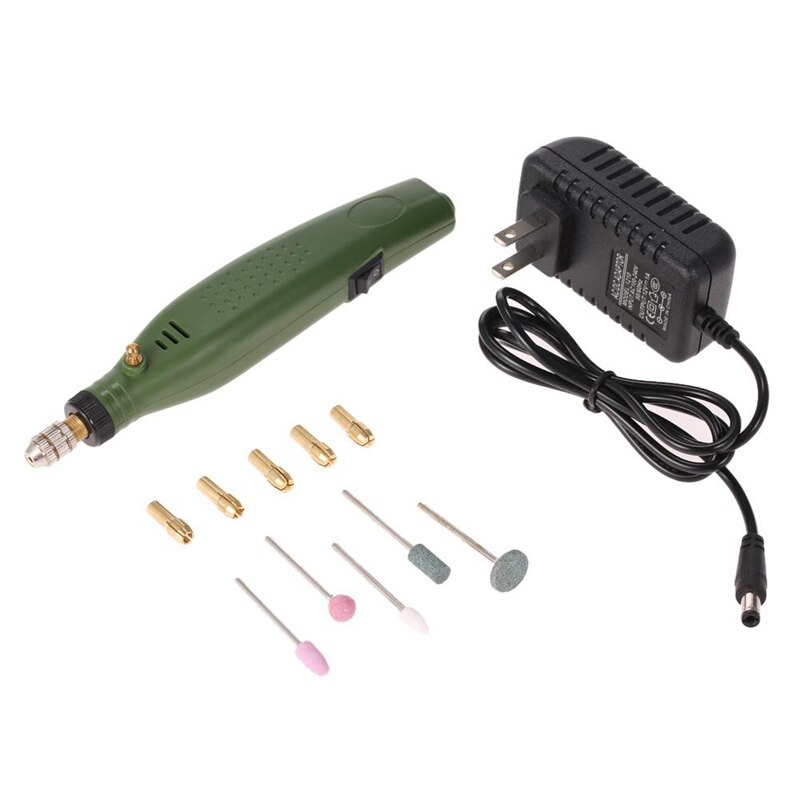 Mini Grinder Electric Engraver Drill Grinding Set Engraving Machine For Milling Polishing Drilling Cutting Usplug