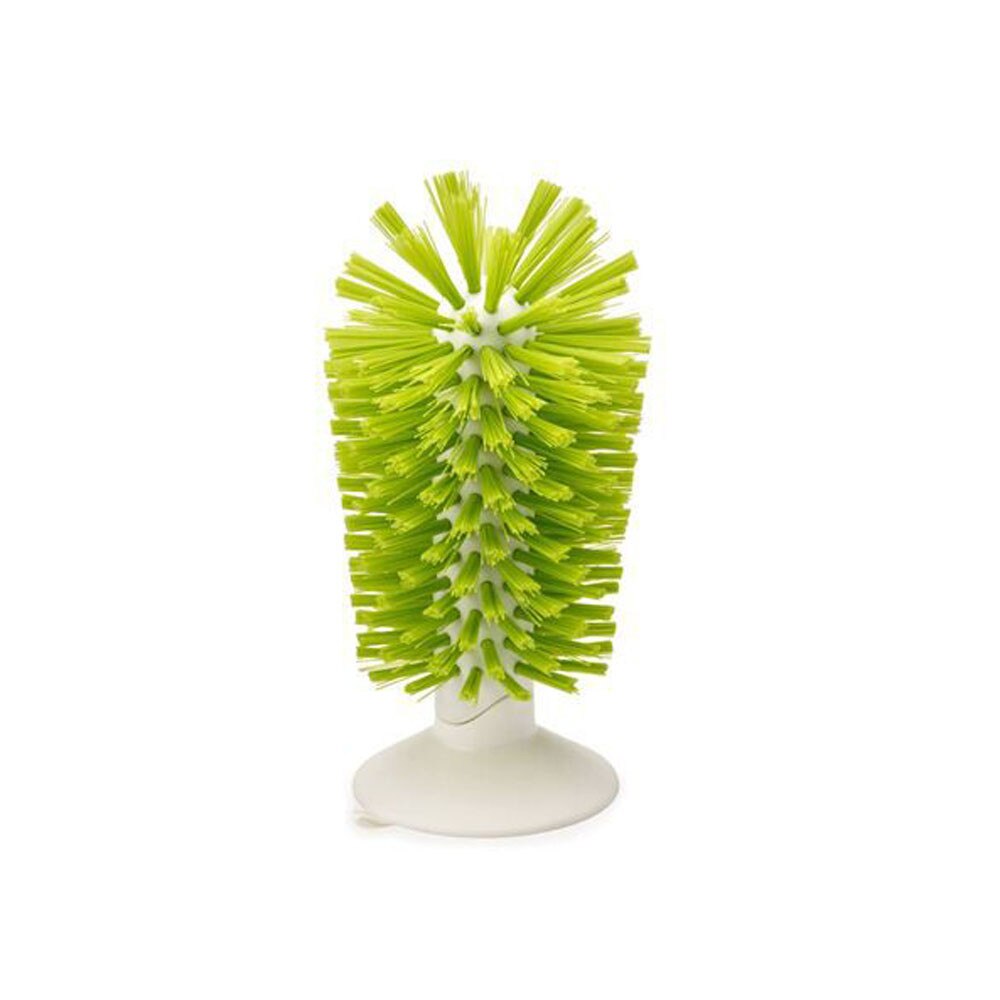Sink Suction Cup Base Cleaning Kitchen Brush Bottle Glass Wine Cup Cleaning Antibacteri kitchen tools gadgets: Green